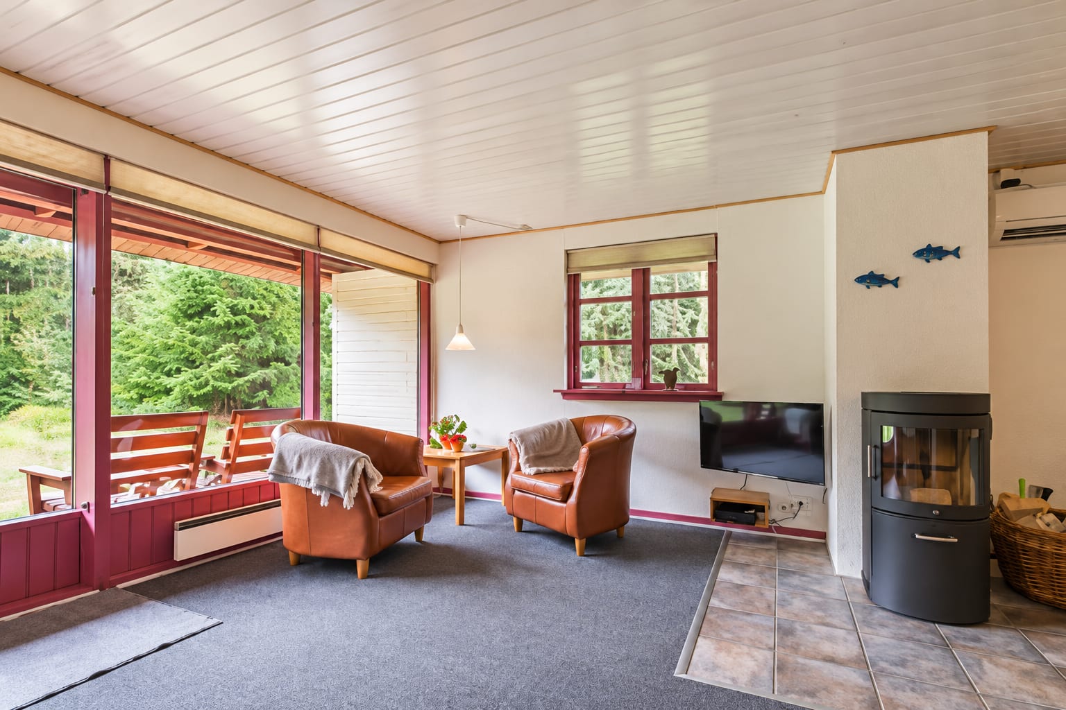 Ansicht des Ferienhauses und seiner Umgebung · Møllehusvej 64